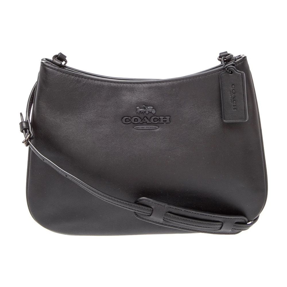 Coach Penelope leather shoulder bag in black smooth leather, style number CP101